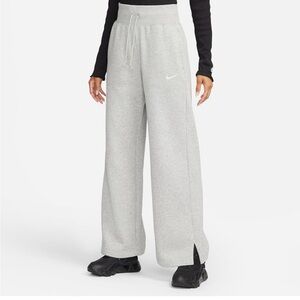Nike women wide leg pants gray size xs
